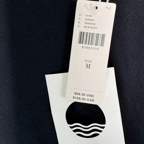 Daily Practice by Anthropologie Black Ruched Maxi Dress Women's M NWT $98 - Picture 8 of 12